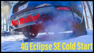 2008 Eclipse SE Cold Start | Muffler Delete!