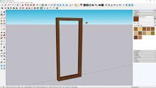 How to Create Custom Door in SketchUp | SketchUp Tutorials for Beginners | Civil Knowledge Tamil MDS