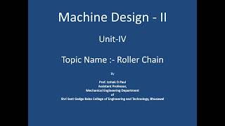 77 Unit IV Roller Chain