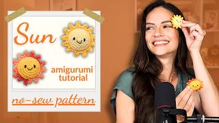 Amigurumi Sun Amigurumi | NO-SEW Easy and FAST Step-by-Step tutorial 🌞 How to crochet a sun