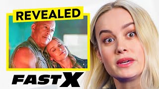 Brie Larson REVEALS New Fast X Character Details..