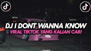 DJ OLD I DONT WANNA KNOW BY RISKY AYUBA | VIRAL TERBARU 2022 YANG KALIAN CARI