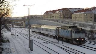 Nurek 754 025-5 z TLK BORY TUCHOLSKIE/wjazd stacja Gorzów Wlkp.