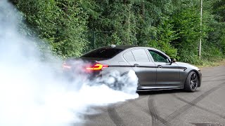 800HP BMW M5 F90 - CRAZY BURNOUTS And Drag Racing!