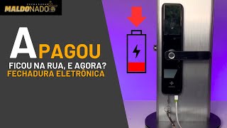 Como Resolver a FALTA DE BATERIA na Fechadura Eletrônica