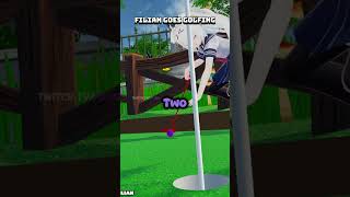 Filian goes golfing