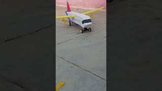 Airplane make the cardboard box