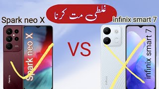 Spark Neo X VS infinix smart 7 comparison