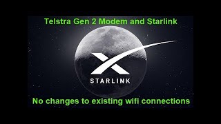 Starlink with Telstra modem, seamless, transfer from one to the other