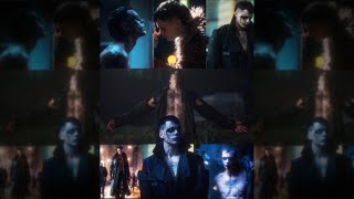 Bill Skarsgard the crow scene pack 4k (warning: blood)