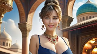 4K AI Girl Lookbook - Bazaar Treasures: Sophia in the Heart of Istanbul's Marketplace