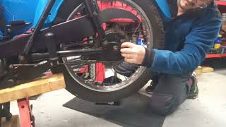 More Bantics - BSA Bantam D7 Rear Wheel and Swinging Arm removal and Initial Inspection