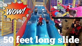 Indoor Playground Family Fun for Kids Play Center Slides Balls shoot Rock climbing Plac zabaw