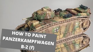 Panzerkampfwagen B-2 (f) Painting Tutorial