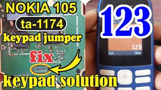 Nokia 105 ta 1174 123 button not working solution/keypad solution/Nokia 105 ta1174 keypad solution