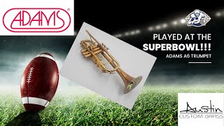 How about a horn that was played ON the big game Halftime show with Bruno Mars?  Adams A6 #trumpet