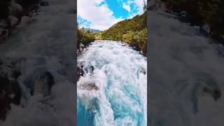 Heavy water flow in valley ￼#shorts #ytshorts #watersounds