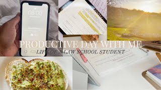 Study Vlog | Productive Day in My Life | Daily Life of a Law School Student | mariechantel