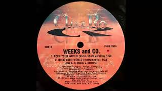 Weeks & Co. - Rock Your World (Instrumental) (1981)