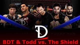 WWE 2k14: BDT & Todd vs. The Shield