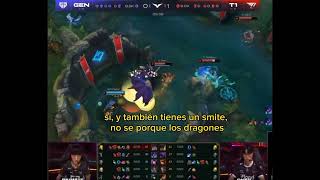 T1 vs Gen.G Primeras Sangres Zeus, Peanut, Peyz #leagueoflegends #lol #lck #korea #shorts  #esports