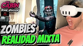 DROP DEAD THE CABIN /LOS ZOMBIES INVADEN MI CASA CON REALIDAD MIXTA CON QUEST 3 #vr #realidadmixta