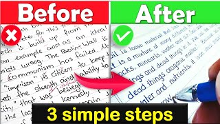 Handwriting | writing skills and style | secrets and tricks | 3 steps to improve your handwriting