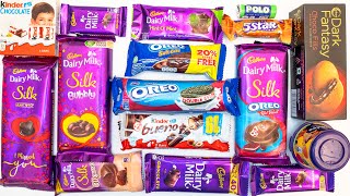 LOTS OF CANDIES CHOCOLATES DAIRY MILK SILK ASMR