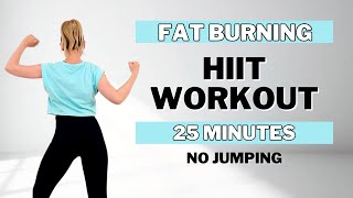 🔥25 Min LOW IMPACT HIIT🔥FAT BURNING CARDIO & TONING🔥ALL STANDING🔥NO JUMPING🔥NO REPEAT🔥