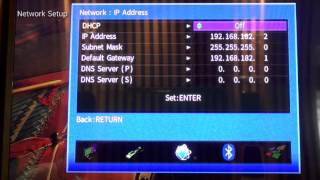 Network Setup RX A 50 RX V 79