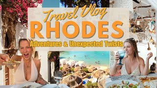 Rhodes Travel Vlog: Adventures & Unexpected Twists in Greece