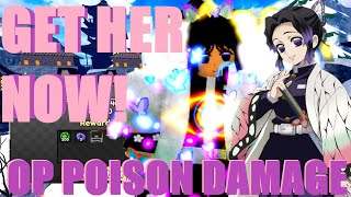 Butterfly Breather (Shinobu) Insane Poison From Raid Act 6 Snowy Capital | Anime Last Stand Roblox