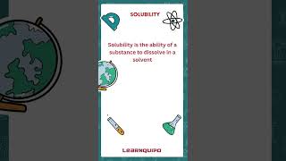 Ch19 Solubility   #chemistry #science  #solubility #shorts #ytshorts