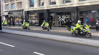 6 London Met Police Motorbike Convoy