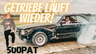 Erste Testfahrt nach GETRIEBEPROBLEM Mercedes W126 560 SEC