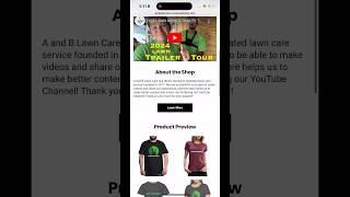 We just opened our first Store!Shirts Jackets and More! #lawncare #2024 #apparel #merchandise #store