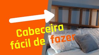 Cabeceira de cama como fazer (de escada de madeira) | Casa dozoto DIY