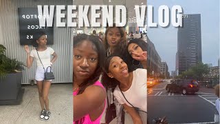 WEEKEND VLOG + GRWM | shopping, atlantic station, & hotel party