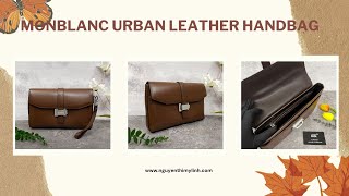 Monblanc Urban Leather Handbag - Túi cầm tay nam cổ điển