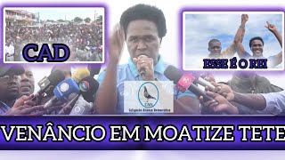 VENÂNCIO MONDLANE encerra trabalho na cidade de Tete - MOATIZE e Agradece o POVO