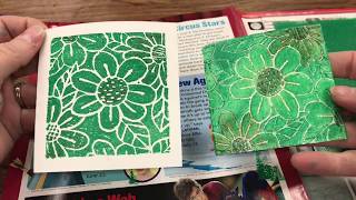 Styrofoam printmaking