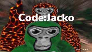 Code:Jacko gorilla tag live minigames and more