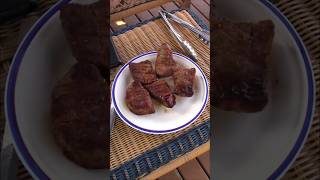 best way to make smoked BBQ tri tip steaks #shorts