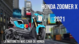 Honda Zoomer X 2021 La motoneta mas cara de honda en México | características | review | top speed