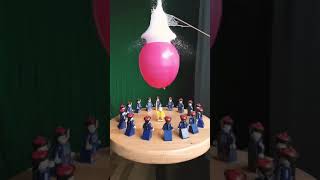 Balloon creativity slowmo #balloon #shorts