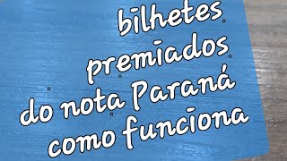 como ganhar  dinheiro fácil  com bilhetes premiados no nota parana...