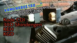 CDI shogun kebo KGD KEH 30D Shindengen Non limiter PNP Megapro GL