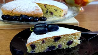 Italian Grape Cake Recipe || Kek Me Rrush