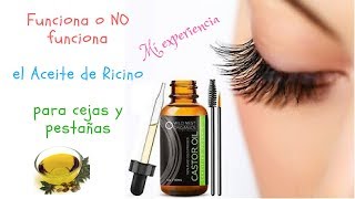 Cómo hacer CRECER las PESTAÑAS y CEJAS naturalmente con Aceite de Ricino