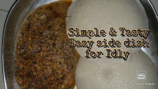 Tasty & Easy simple side dish for Idly / #shorts#